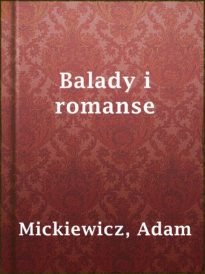 Balady i romanse - ebook